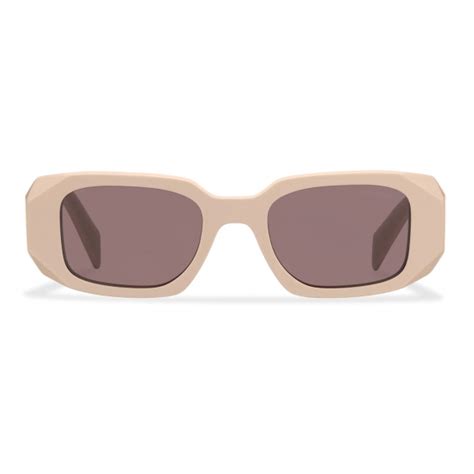 prada emblème|prada symbole sunglasses beige.